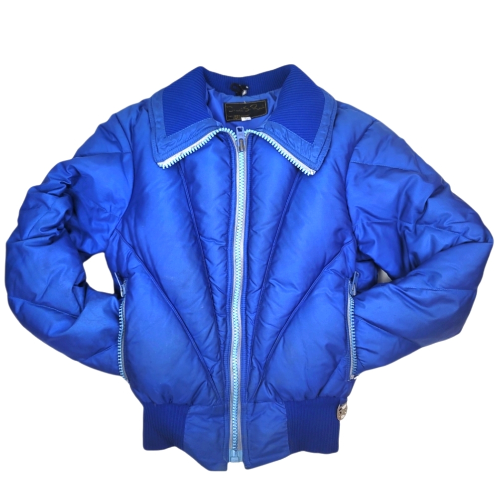 Vintage  Daniel Reid Blue Canadian Goose Down Stranger Things Inspo Jacket Sz S